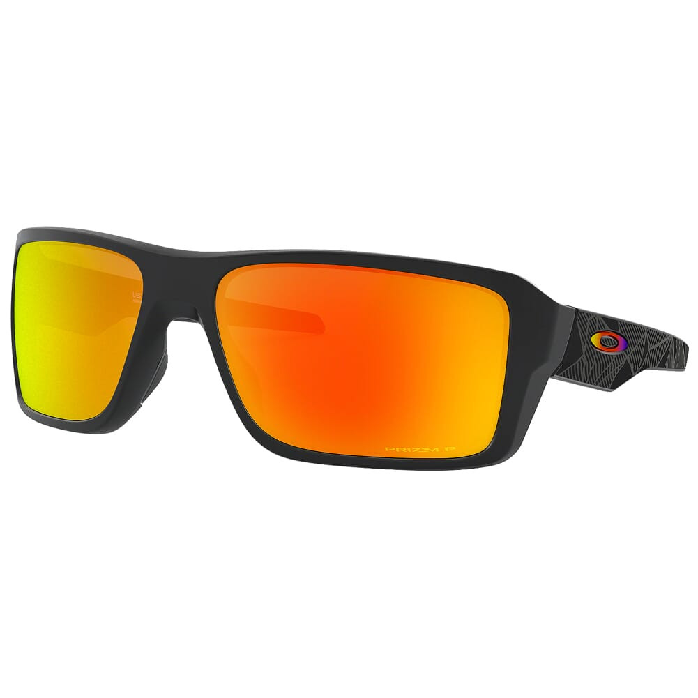 Oakley Double Edge Matte Black Prizmatic w/PRIZM Ruby Polarized Lenses OO9380-2366 - Oakley