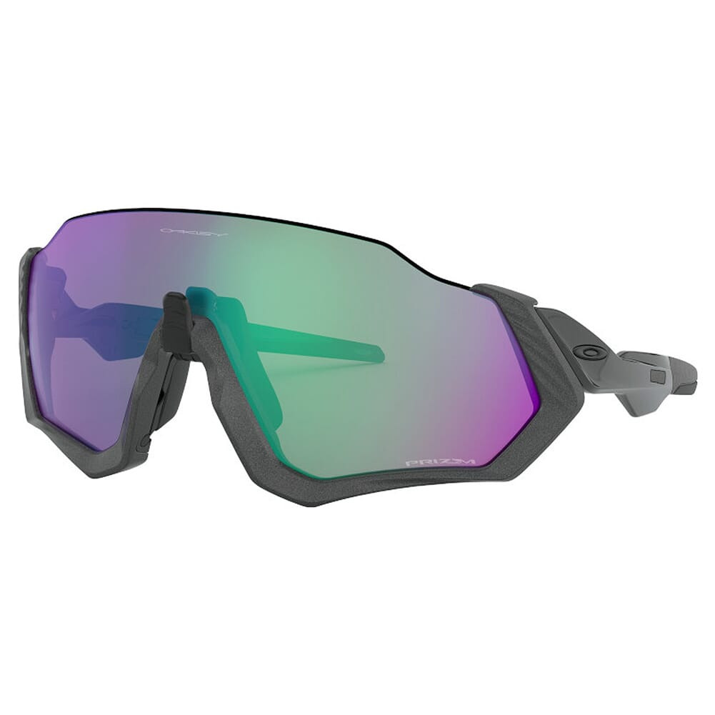 Oakley Flight Jacket Matte Steel w/PRIZM Red Jade Lenses OO9401-1537 - Oakley