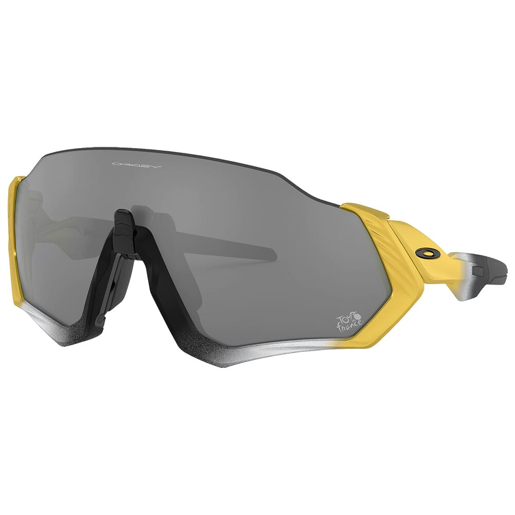Oakley Flight Jacket Tour de France Trifecta Fade w/PRIZM Black Lenses OO9401-2237 in Tour De France Edition Trifecta Fade - Oakley