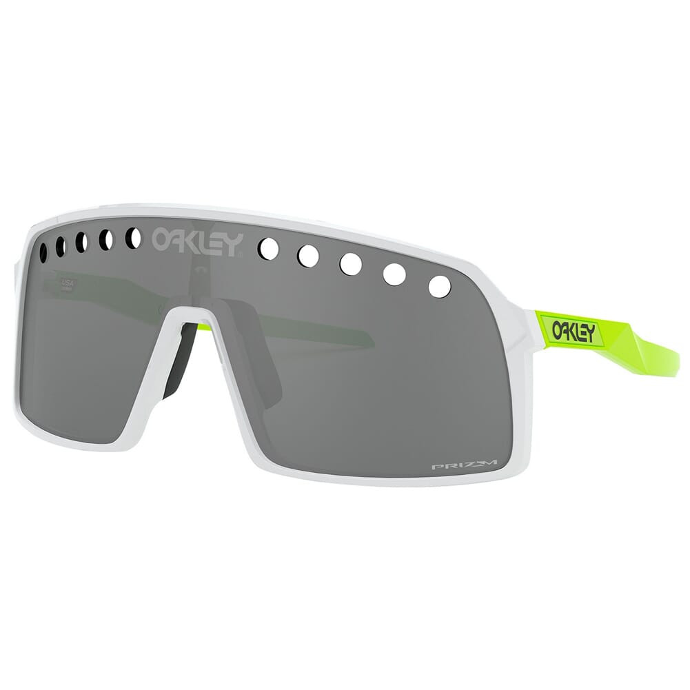 Oakley Sutro Vent Polished White w/PRIZM Black Lenses OO9406-1337 - Oakley