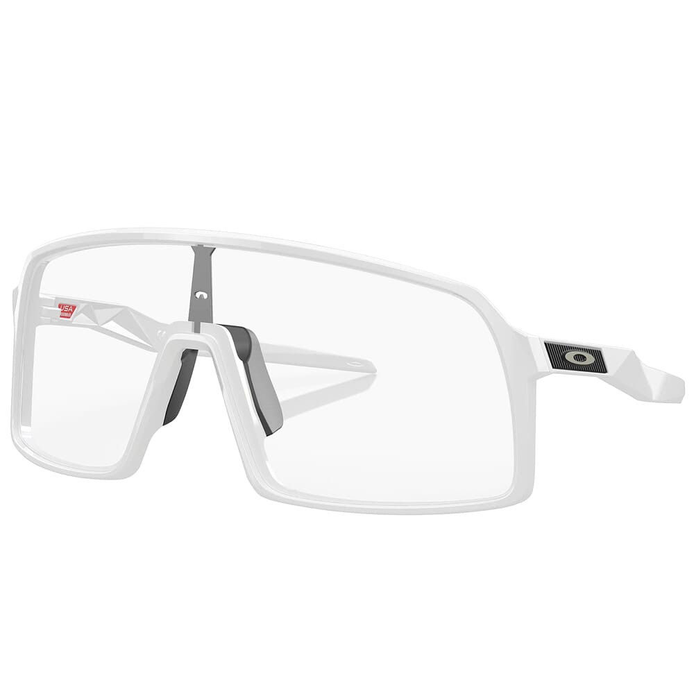 Oakley Sutro Polished White w/Clear Lenses OO9406-5437 - Oakley