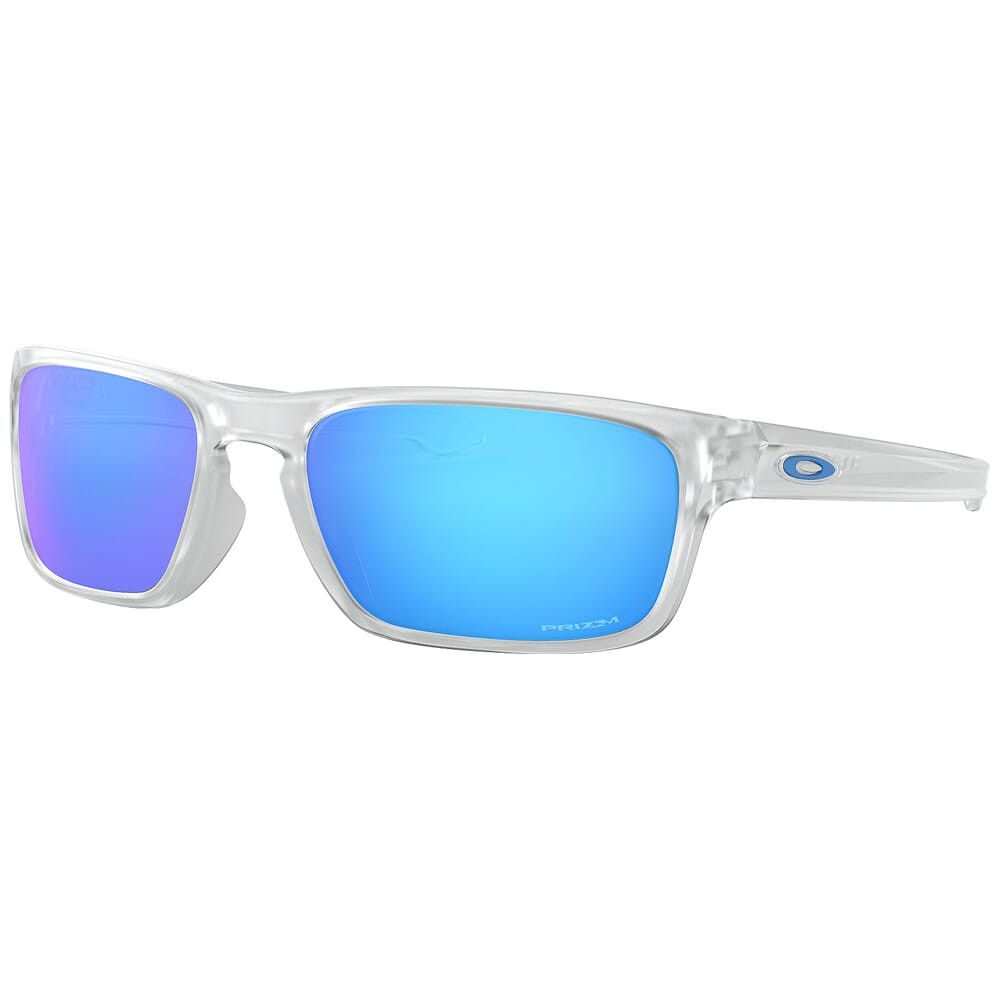 Oakley Sliver Stealth Matte Clear w/PRIZM Sapphire Lenses OO9408-0456 - Oakley
