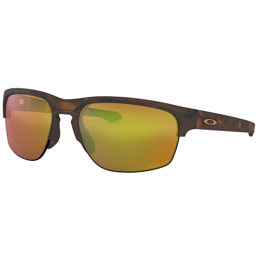 Oakley Sliver Edge Matte Brown Tortoise w/PRIZM Shallow Water Polarized Lenses OO9413-0565 - Oakley