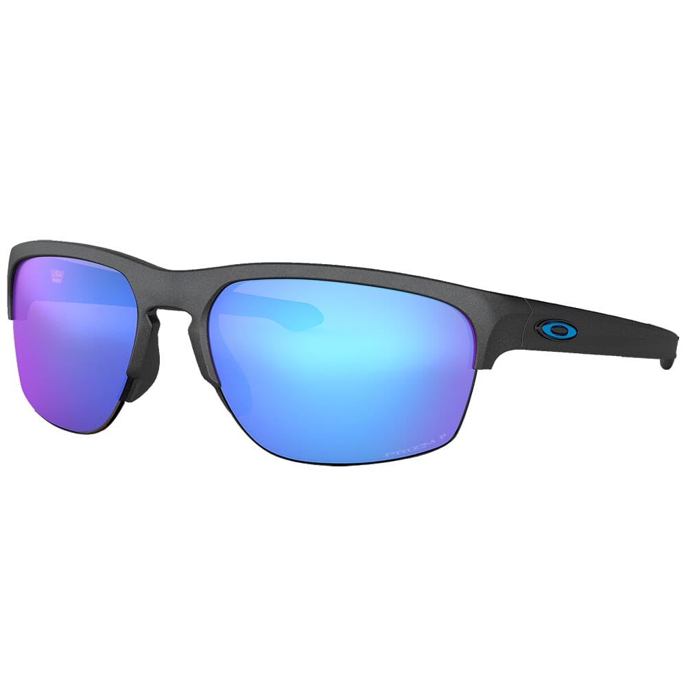 Oakley Sliver Edge Steel w/PRIZM Sapphire Polarized Lenses OO9413-0665 - Oakley