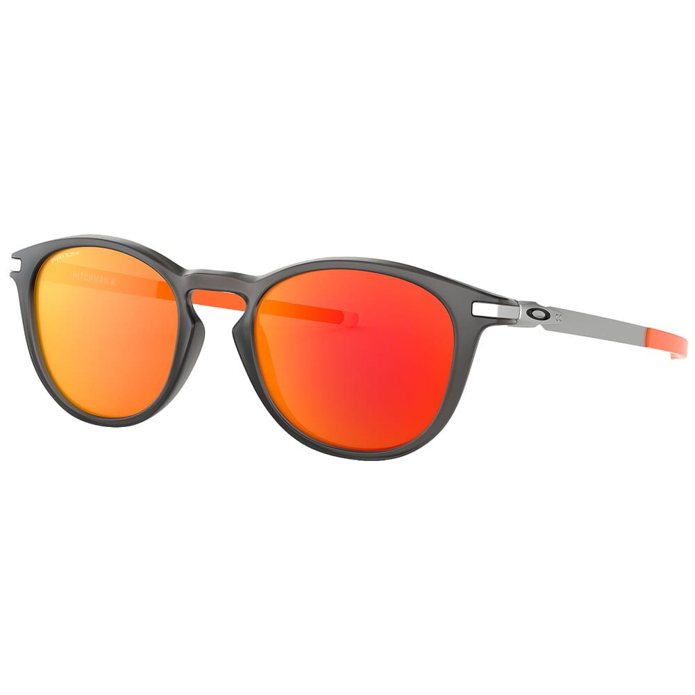 Oakley Pitchman R Matte Grey Smoke w/PRIZM Ruby Lenses OO9439-0750 - Oakley