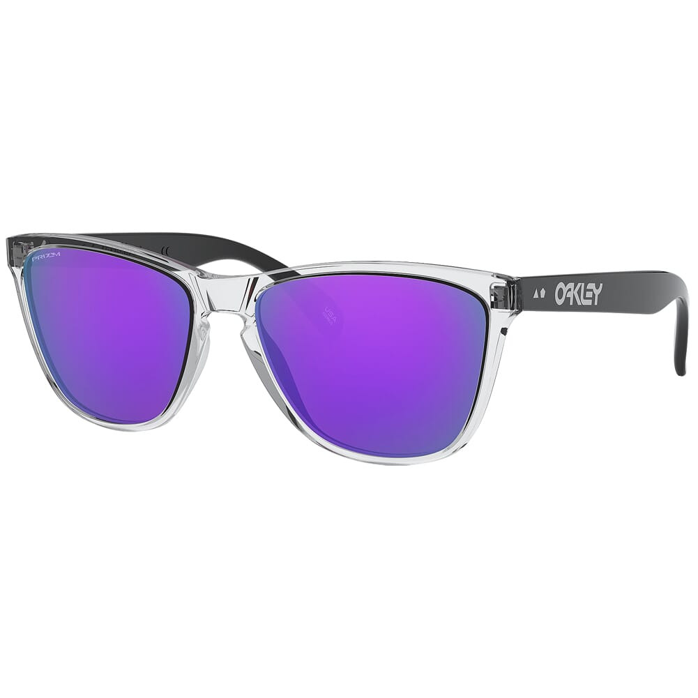Oakley Frogskins 35th Polished Clear w/PRIZM Violet Lenses OO9444-0557 - Oakley