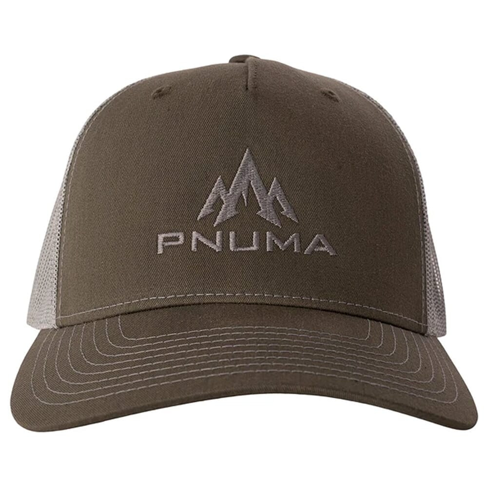Pnuma Outdoors Lifestyle Five Panel Mesh Trucker Cap Beetle/Quarry OSFM P608BQ - Pnuma Outdoors