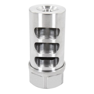 American Precision Arms APA Gen II Little Bastard Muzzle Brake 5/8x24 TPI up to 6.5mm (.264) Stainless Steel Version