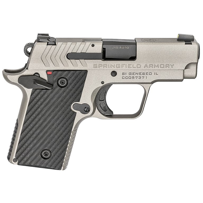 Springfield Armory 911 .380 ACP Titanium Pistol (w/ 2 magazines) PG9109T - Springfield Armory