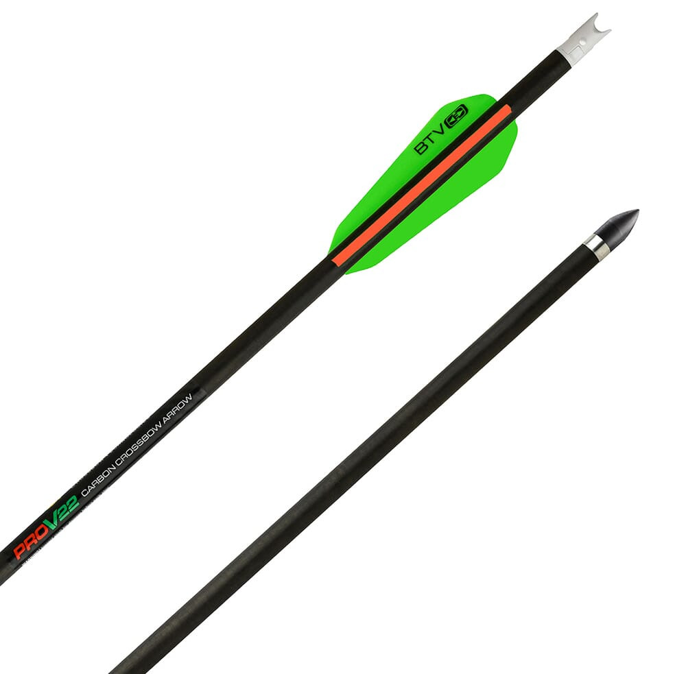 TenPoint Crossbows TenPoint Pro-V 22 Carbon Arrows 22 w/Alpha-Nocks .003 Wte HEA-560-6 - TenPoint Crossbows