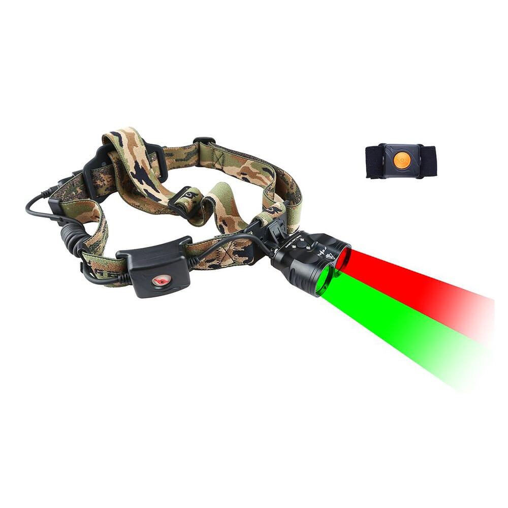 Night Eyes LLC Night Eyes Red/Green Wireless Remote Dual Color Beam Headlamp Kit HL55-R/G - Night Eyes LLC