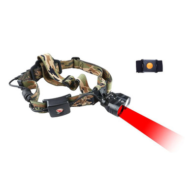 Night Eyes LLC Night Eyes Red/White Wireless Remote Dual Color Beam Headlamp Kit HL55-R/W - Night Eyes LLC