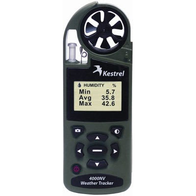 Kestrel 4000NV Dark Gray Weather Meter 0840NVOLV - Kestrel
