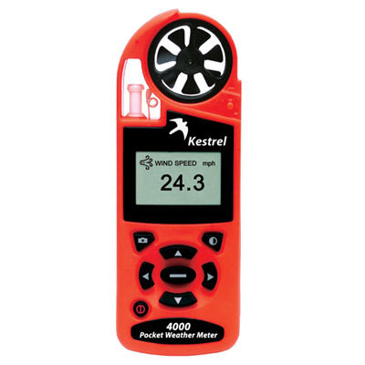 Kestrel 4000 Orange Weather & Environmental Meter 0840ORA - Kestrel