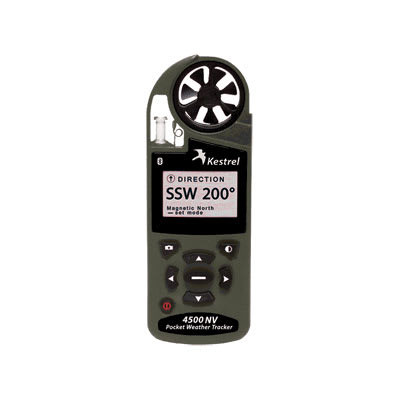Kestrel 4500NV Olive Drab Weather Meter 0845BNVOLV - Kestrel