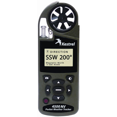 Kestrel 4500NV Olive Drab Weather Meter 0845NVOLV - Kestrel