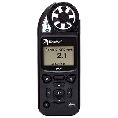 Kestrel 5000 Environmental Meter Black 0850BLK - Kestrel Ballistics