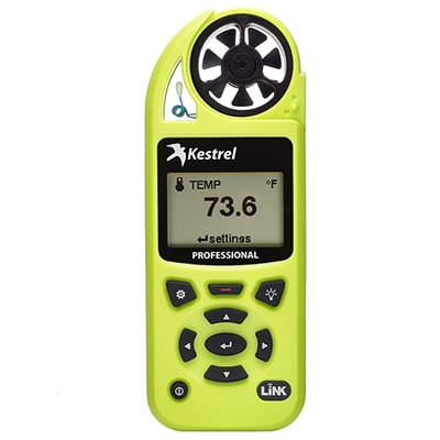 Kestrel 5200 Pro Environmental Meter w/ LiNK High Viz Green 0852LHVG - Kestrel