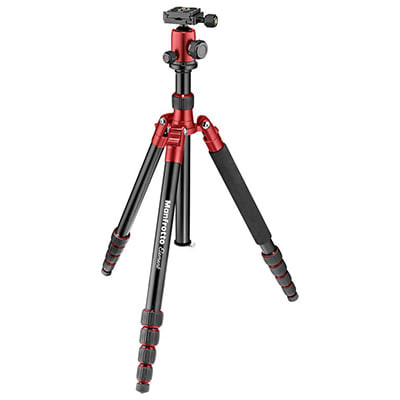 Manfrotto Element Traveller Tripod Big Red MKELEB5RD-BH - Manfrotto