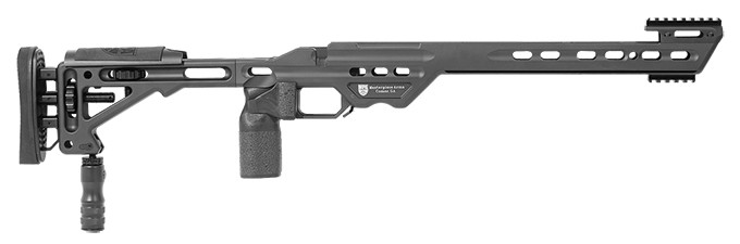 Masterpiece Arms BA Chassis Howa SA RH Black - Masterpiece Arms