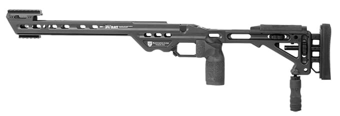 Masterpiece Arms BA Chassis Rem700 LA LH Black - Masterpiece Arms