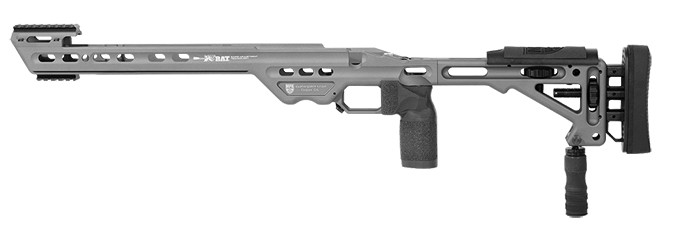 Masterpiece Arms BA Chassis Rem700 LA LH Tungsten - Masterpiece Arms