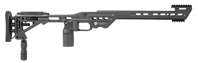 Masterpiece Arms BA Chassis Rem700 LA RH Black - Masterpiece Arms