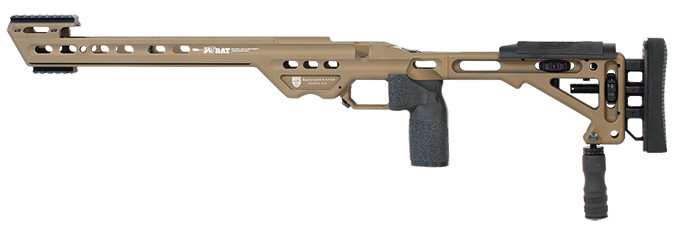 Masterpiece Arms BA Chassis Rem700 SA LH Burnt Bronze - Masterpiece Arms