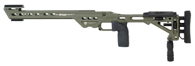 Masterpiece Arms BA Chassis Rem700 SA LH Sniper Green - Masterpiece Arms
