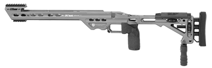 Masterpiece Arms BA Chassis Rem700 SA LH Tungsten - Masterpiece Arms