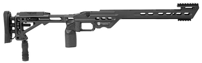 Masterpiece Arms BA Chassis Rem700 SA RH Black - Masterpiece Arms