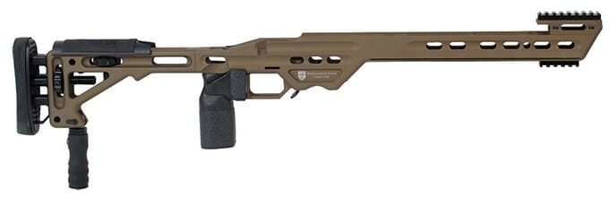 Masterpiece Arms BA Chassis Rem700 SA RH Burnt Bronze - Masterpiece Arms