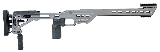 Masterpiece Arms BA Chassis Rem700 SA RH Gunmetal - Masterpiece Arms