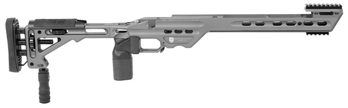 Masterpiece Arms BA Chassis Rem700 SA RH Tungsten - Masterpiece Arms