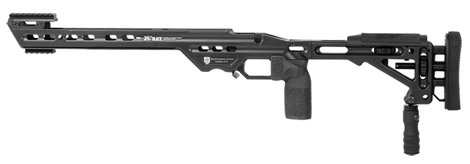 Masterpiece Arms BA Chassis Savage SA LH Black - Masterpiece Arms