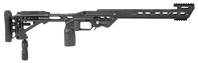 Masterpiece Arms BA Chassis Savage SA RH Black - Masterpiece Arms