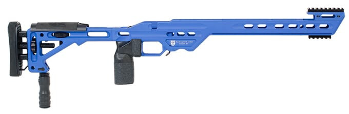 Masterpiece Arms BA Chassis Tikka SA RH NRA Blue - Masterpiece Arms