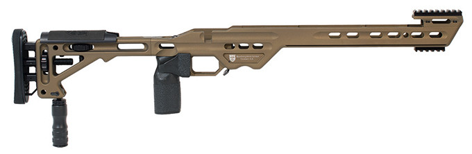 Masterpiece Arms BA Chassis Tikka SA RH Burnt Bronze - Masterpiece Arms