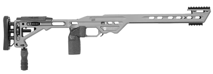 Masterpiece Arms BA Chassis Tikka SA RH Tungsten - Masterpiece Arms