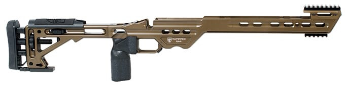 Masterpiece Arms Remington Long Action Right Hand Burnt Bronze BA Chassis - Masterpiece Arms