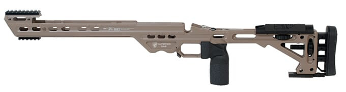 Masterpiece Arms Remington Long Action Left Hand Flat Dark Earth BA Chassis - Masterpiece Arms