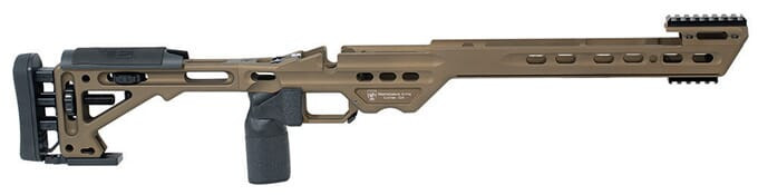 Masterpiece Arms Remington Short Action Right Hand Burnt Bronze BA Chassis - Masterpiece Arms