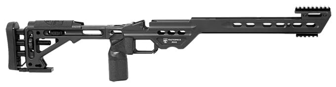 Masterpiece Arms Remington Short Action Right Hand Black BA Chassis - Masterpiece Arms