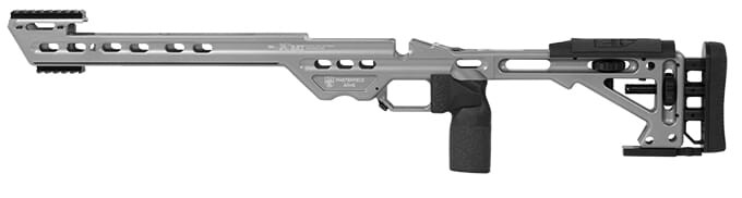 Masterpiece Arms Remington Short Action Left Hand Gunmetal BA Chassis - Masterpiece Arms