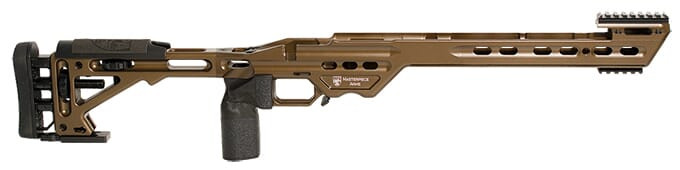 Masterpiece Arms Savage Short Action Right Hand Burnt Bronze BA Chassis - Masterpiece Arms