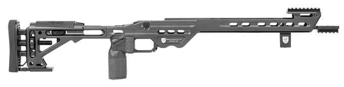 Masterpiece Arms BA Comp Chassis Rem700 LA RH Black - Masterpiece Arms