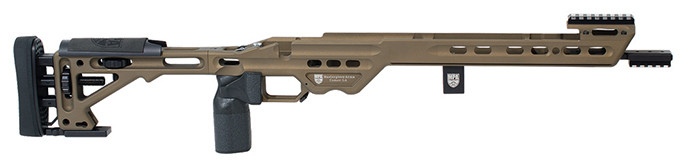 Masterpiece Arms BA Comp Chassis Rem700 LA RH Burnt Bronze - Masterpiece Arms