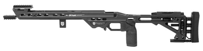 Masterpiece Arms BA Comp Chassis Rem700 SA LH Black - Masterpiece Arms