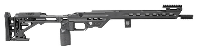Masterpiece Arms BA Comp Chassis Rem700 SA RH Black - Masterpiece Arms