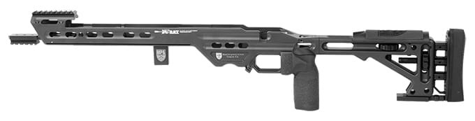 Masterpiece Arms BA Comp Chassis Tikka SA LH Black - Masterpiece Arms